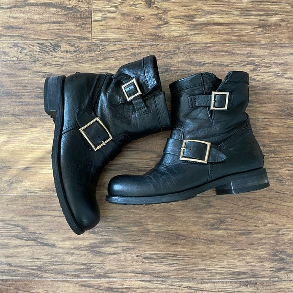 Jimmy Choo moto boots